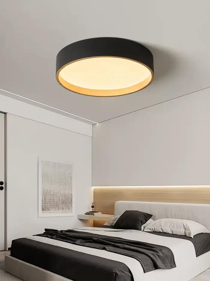 Plafonnier LED au Design Nordique Moderne et Simple