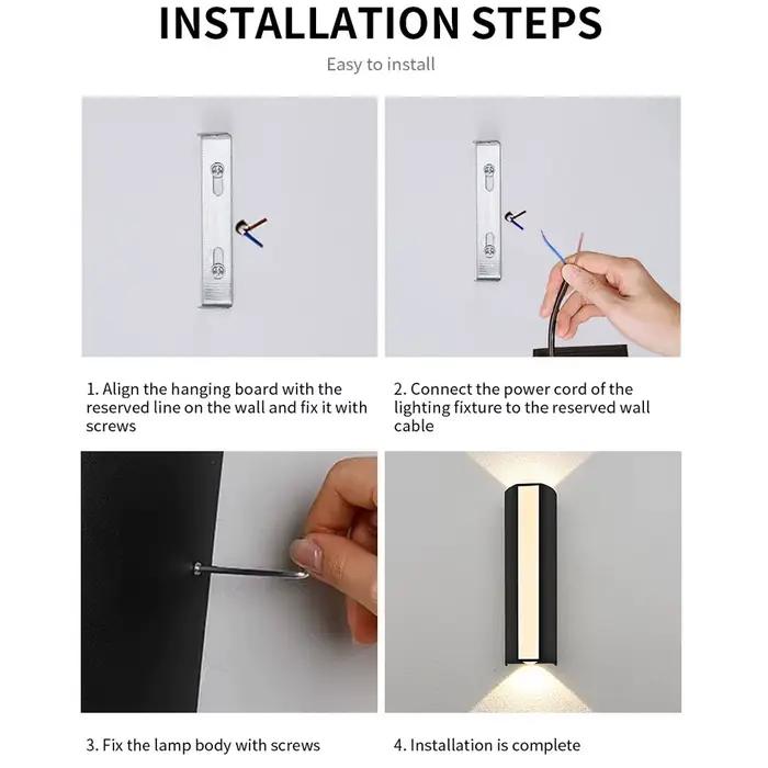 Applique murale LED extérieure 10W IP66 étanche
