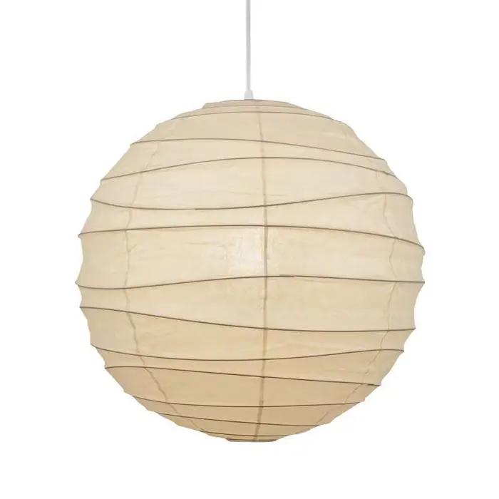 Grande lanterne sphérique ronde en papier blanc de 30Cm/12 pouces