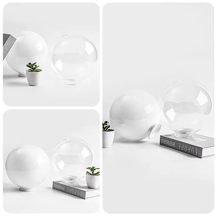 Abat-jour de lampe d'extérieur en acrylique rond PMMA