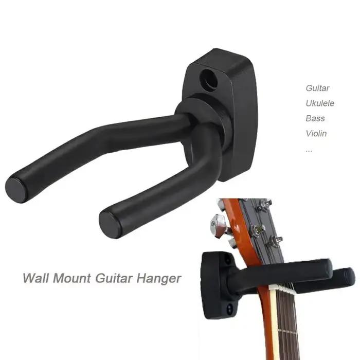 Support de guitare mural, 1 pièce, pièces et accessoires, affichage d'instruments à domicile, crochet de guitare, cintres muraux, plectres de guitare