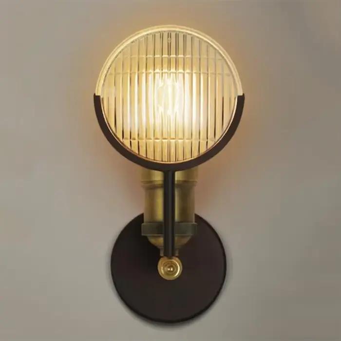 Applique Murale Vintage en Bronze, Luminaire Décoratif d'Nik, Style Industriel, Rétro Américain, Idéal pour un Loft, une Boutique ou un Restaurant