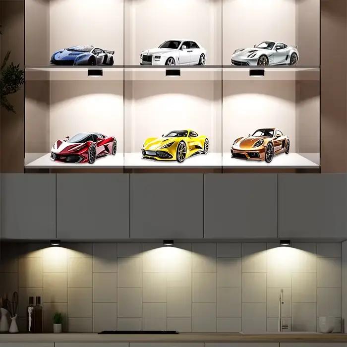 Lampes LED Magnétiques avec 3 Modes de Couleur et Intensité Réglable pour Montage Mural - Super-Cheese