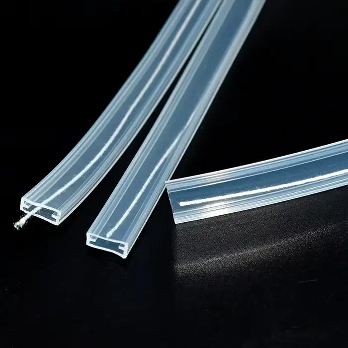 Tube LED néon en silicone 2835 5050 1210, housse de protection flexible transparente/blanc laiteux/noir, étanche pour bande lumineuse de 8 à 12mm