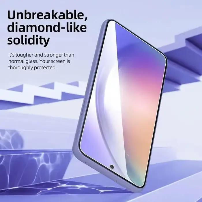 Protecteur d'écran en verre trempé, 5 à 1 pièces, pour Samsung Galaxy A56 A36 A26 A16 A57 A37 A07 A06 A55 A54 A35 A34 A33 S26 Ultra S25 S24
