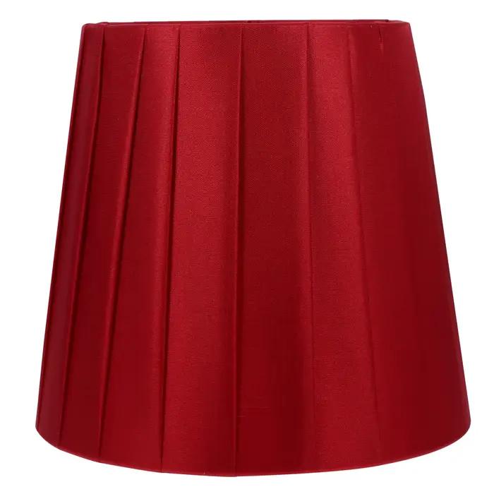 E14 tissu abat-jour couverture décorative rouge élégant anti-poussière atmosphère chaude éclairage accessoire pour la maison lampe couvre nuances