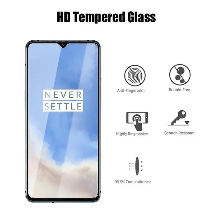 3 pièces verre trempé pour Oneplus 8T 7T 6T 5T 3T protecteur d'écran pour Oneplus 7 6 5 3 Nord N10 5G N100 verre