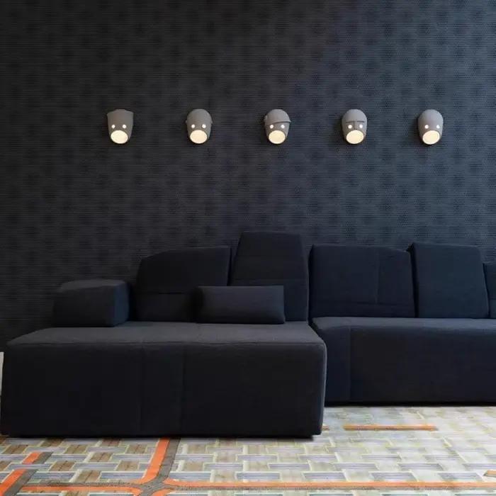 Designer Moooi Joker gris applique modèle moderne chambre