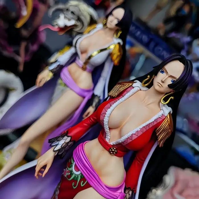 Statue Gk One Piece Boa Hancock, figurine de collection d'anime, décoration de bureau et de voiture, modèle cadeau pour les fans d'anime et de manga, collectionneurs