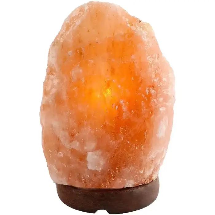 Lampes en sel de l'Himalaya naturel avec prise européenne