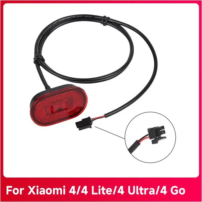 Feu arrière de garde-boue arrière pour Scooter électrique Xiaomi 4/4 Lite/4 Ultra/4 Go, feu clignotant LED de sécurité, voyant d'avertissement de sécurité