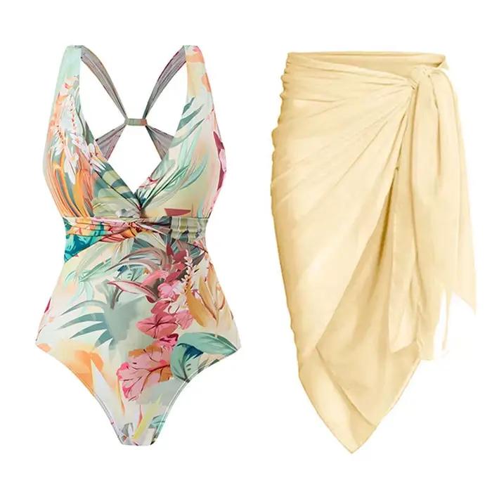 Femmes une pièce maillot de bain vacances femme maillot de bain rétro robe de plage de luxe Bikini concepteur maillot de bain dos nu noir Surf Wear