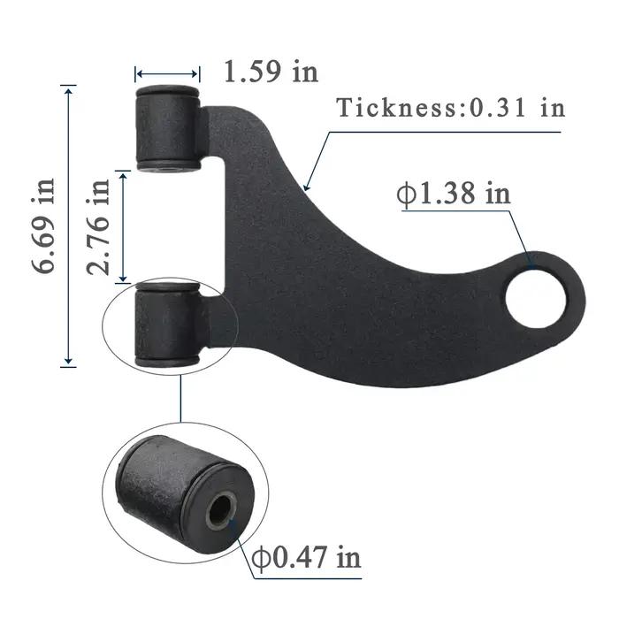 Bras de suspension avant droit et gauche Excar pour pièces de chariot de golf OEM 4.02.01.01.028 4.02.01.01.029
