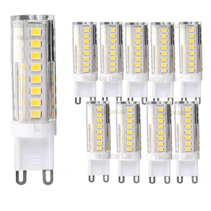 10 pièces G9 lumière LED 7W 9W 12W 15W 18W AC 220V 230V G9 lampe à LED ampoule LED SMD 2835 LED G9