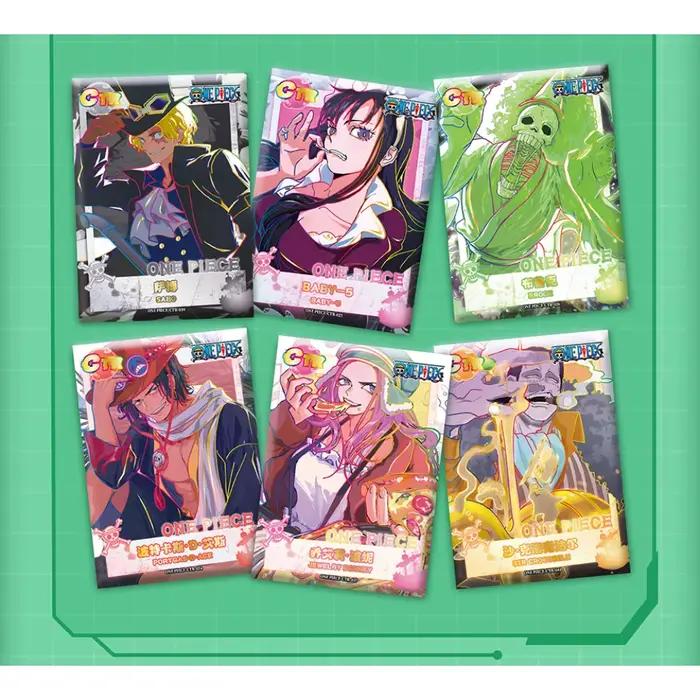 One Piece "Punk Records" Anime Trading Cards Booster Box, 25 cartes/boîte, cartes TCG de collection rares de niveaux FRP et SLP pour les fans