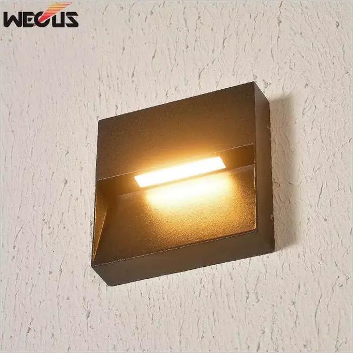 LED lumière d'escalier encastré applique murale extérieure LED escaliers lumière en aluminium marche lumières escalier éclairage