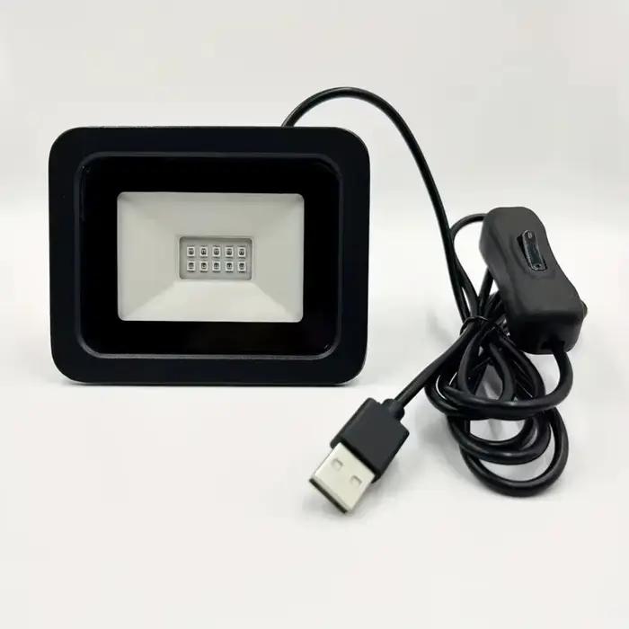Projecteur LED UV Portable 5V USB 10W 395nm UVA