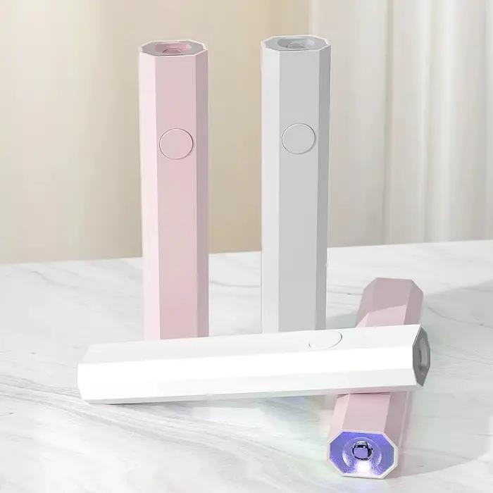 Lampe monogramme portative UV LED pour ongles, pour le durcissement de tous les vernis Gel, Rechargeable par USB, Machine de manucure à séchage rapide, Nail Art