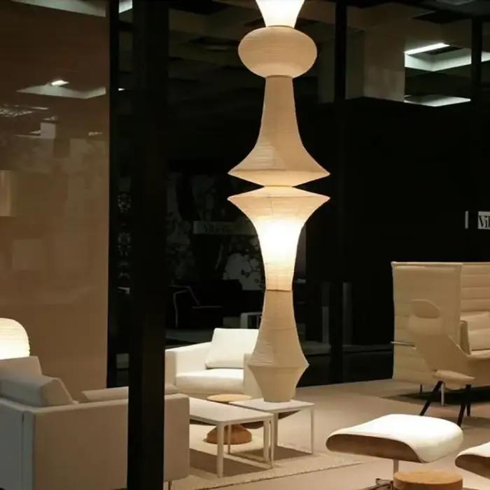 2025 papier de riz suspension Akari design lampe japonaise suspendue
