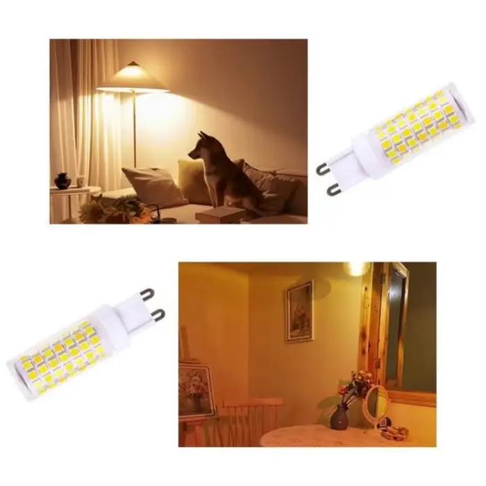 Ampoule LED G9 en céramique SMD2835 pour éclairage intérieur et extérieur blanc chaud ou froid 3W 5W 7W énergie économique美好生活,从LED G9陶瓷灯泡开始。无论是温暖的还是冷光,无论是室内还是室外,这款灯泡都能为您带来高效节能和优质照明体验。选择它,为您的生活空间增添一份独特的光芒。