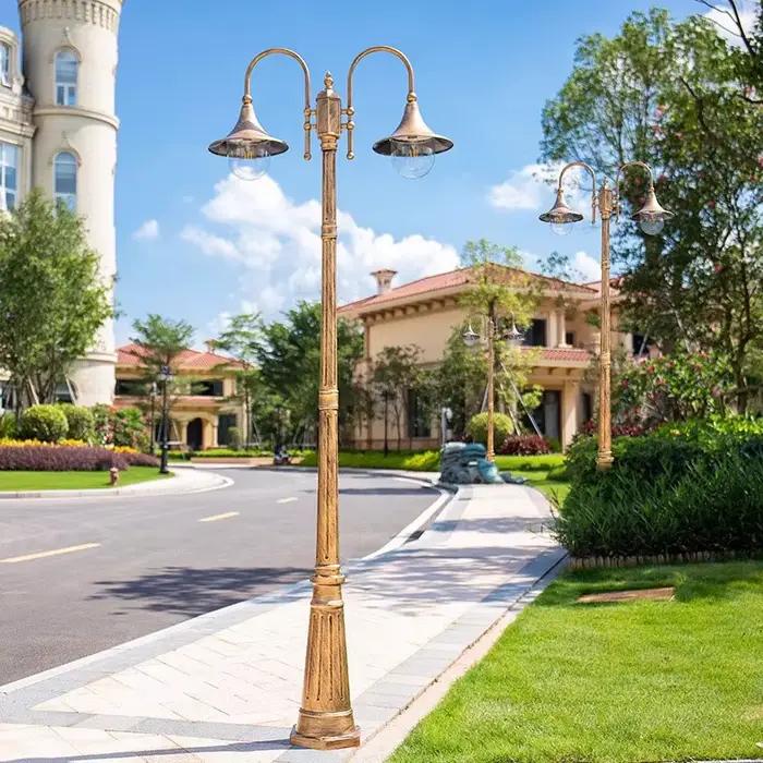 (H≈2.6M) lampe de jardin de Style européen lampadaire