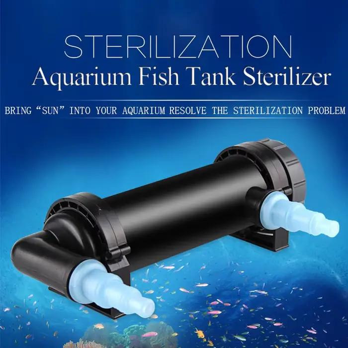 Lampe UV pour étang à poissons 5W-36W, lampe de stérilisation UV pour Aquarium, lampe de stérilisation à ultraviolets, mousse, algues, nettoyeur d'eau, filtre lumineux