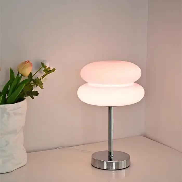 Lampe de bureau en verre teinté pour chambre d'enfant
