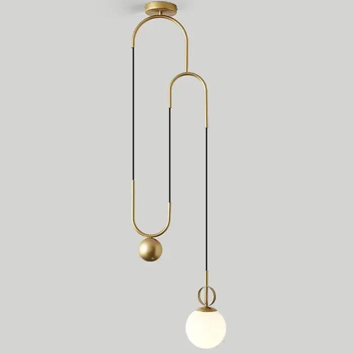 Lampe Suspendue en Boule de Verre localité au Design Moderne