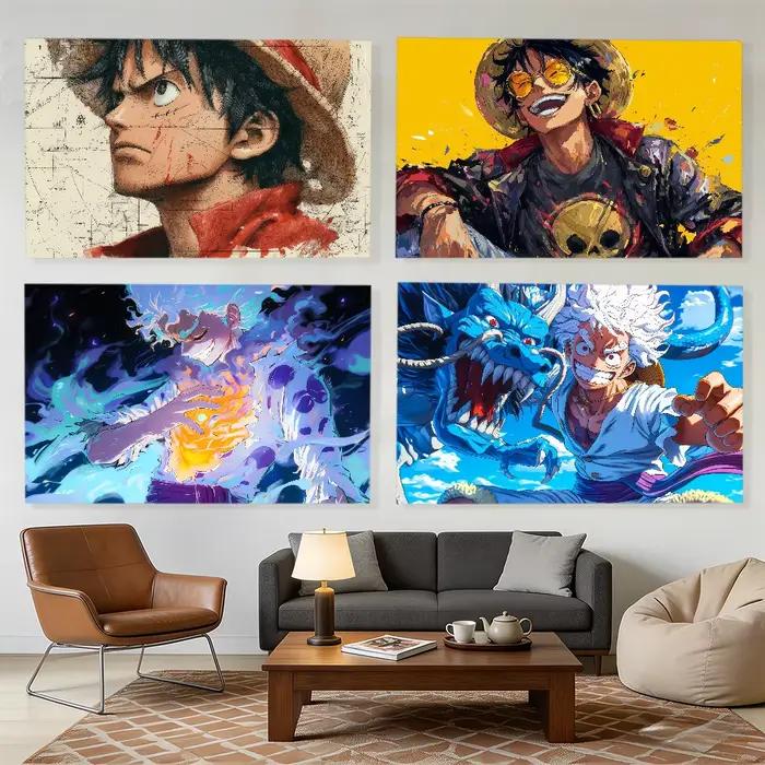 Drapeaux décoratifs One Piece-E Luffy, bannières décoratives adaptées au camping en plein air, aux fêtes de famille et aux murs de jardin, cadeau