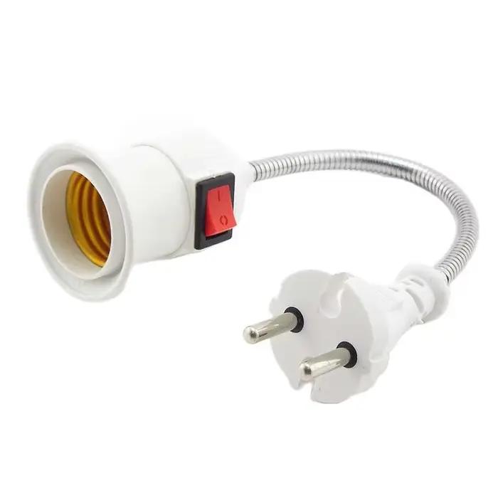 Support de lampe flexible à base d'ampoule LED avec interrupteur marche/arrêt