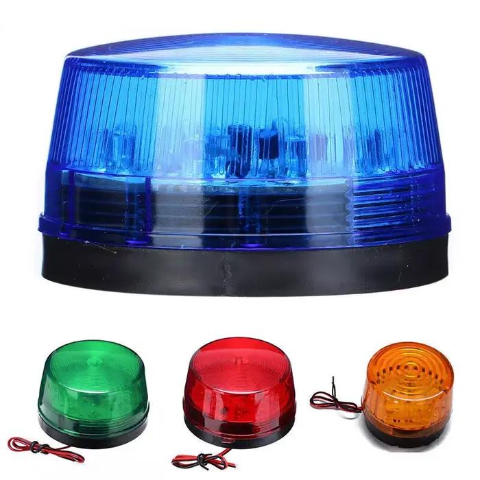 Lumière stroboscopique de voiture d'urgence, Indication de circulation rotative, balise Flash de voiture, LED Orange bleu rouge, voyant d'avertissement de voiture