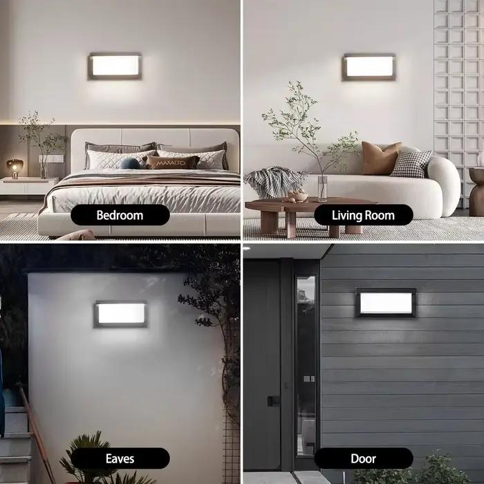 Mur LED lampe extérieure Ip45 étanche applique murale 25W