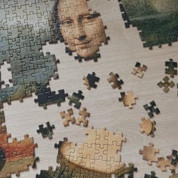 Puzzle personnalisé en bois 35/70/200/300/312/344/500/1314, puzzle d'image, puz commémoratif de célébration d'anniversaire et de mariage, 1 pièce