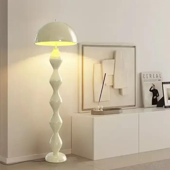 Lampadaire champignon nordique noir/blanc/rouge/vert lampadaire Led pour salon canapé chambre