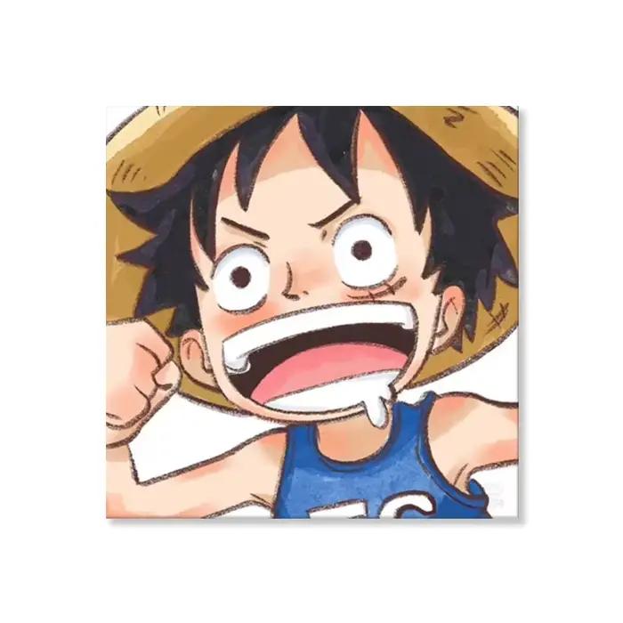 Poster de dessin animé One Piece Luffy Chopper Zoro, décoration murale pour chambre d'enfant et dortoir