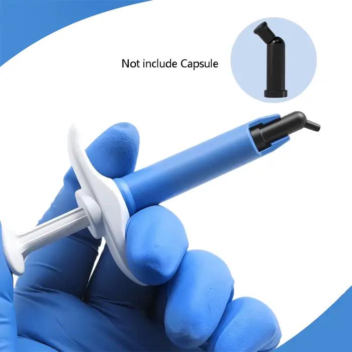 Applicateur de résine dentaire en capsule, seringue d'injection, distributeur, poussoir de résine composite, restauration esthétique, autoclavable