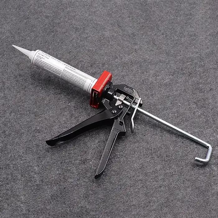 Applicateur pistolet à colle pour calfeutrage, cartouche adhésive à presser, distributeur manuel pour l'entretien du moteur