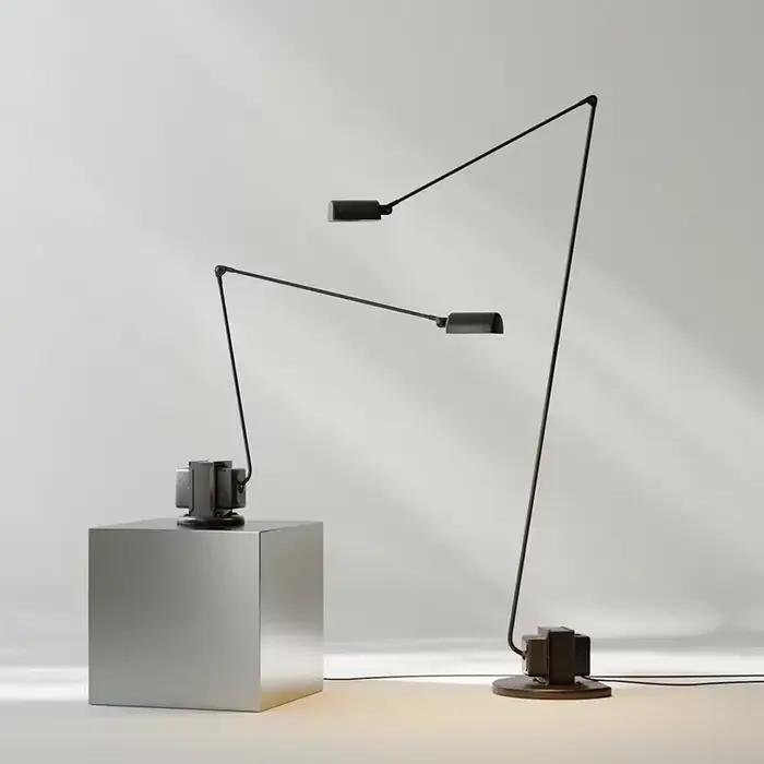 Lampes de sol LED minimalistes réglables
