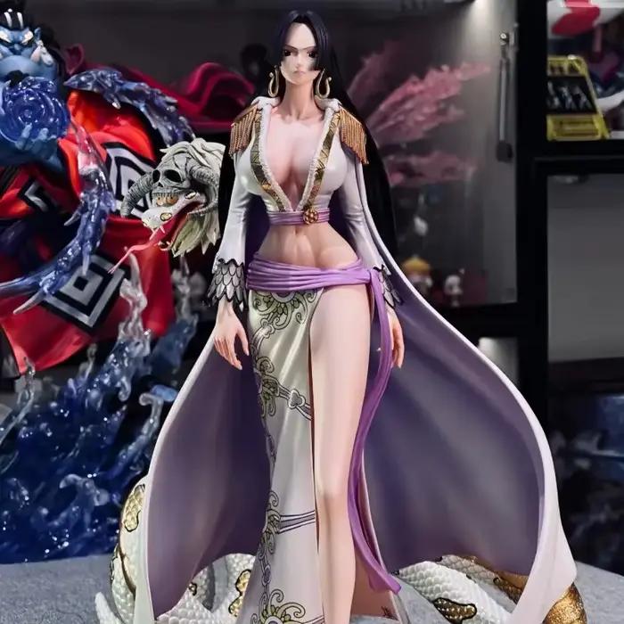 Statue Gk One Piece Boa Hancock, figurine de collection d'anime, décoration de bureau et de voiture, modèle cadeau pour les fans d'anime et de manga, collectionneurs