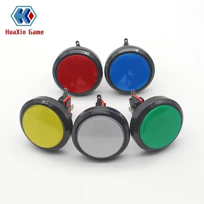 10 pièces 60 MM/nouveau 5 V lampe LED grand rond Arcade lecteur de jeu vidéo bouton poussoir Micro interrupteur pour Machines