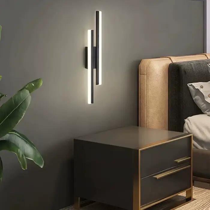Mur LED lumière moderne décoration murale pour chambre salon couloir