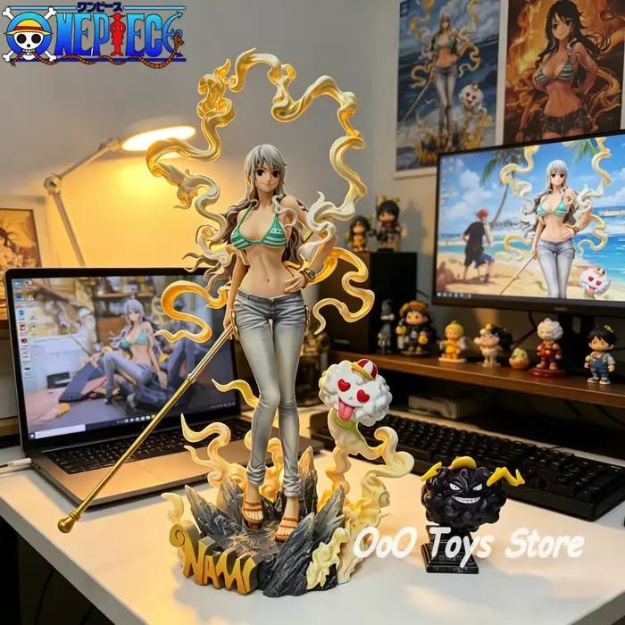 Figurine d'action Nika Nami de l'anime One Piece, statue en PVC, ornement de bureau, modèle de collection, jouets, cadeaux, 30cm/11.81in