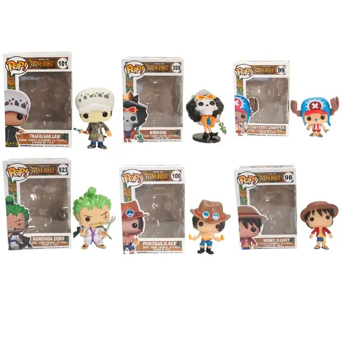 Figurines Funko POP One Piece Straw Hat Pirates, Luffy Zoro, modèle d'action en vinyle, jouets, cadeaux d'anniversaire, cadeaux de collection pour fans d'anime