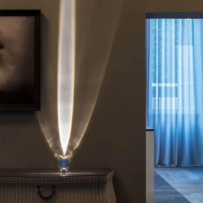 Lampe de Table design italien Led cristal oeil du ciel livraison gratuite lampes en forme d'oeuf salon chambre décor lumière nuit projecteur