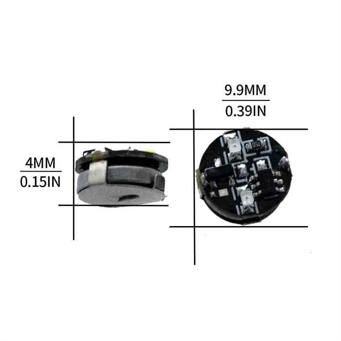 1pc Dia 0.99cm contrôle magnétique Double lampe