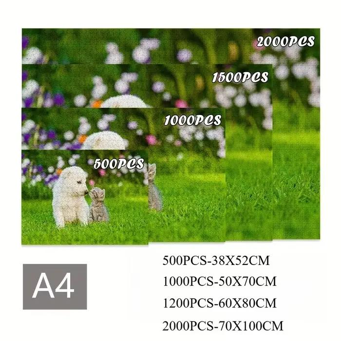 Puzzles 2000/1000/500 pièces pour adultes, puzzle chat à New York, décoration pour chambre, salle de jeux, salon, maison, cadeau d'anniversaire