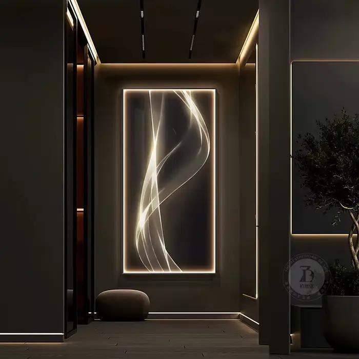 Applique murale ligne moderne design lumière LED peinture intérieure pour la maison salon cuisine couloir escaliers chambre suspendue décorative