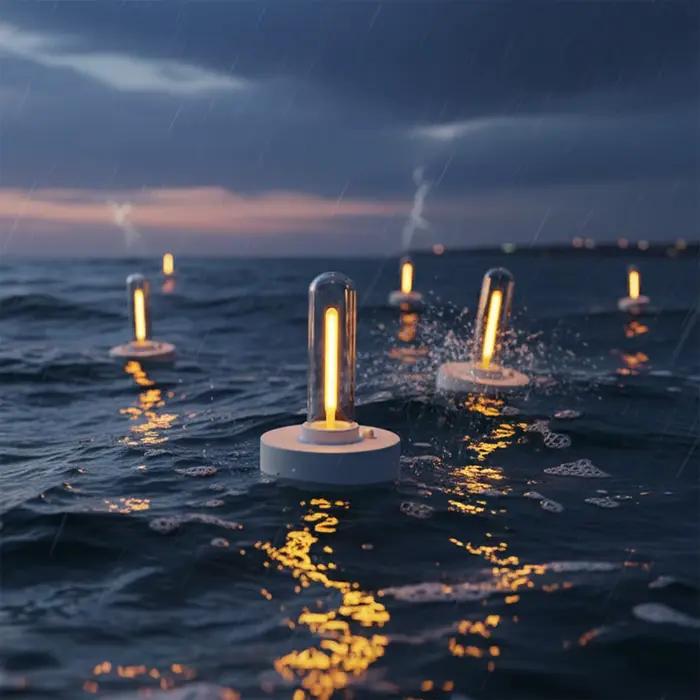 Lampe à sel sans batterie alimentée par l'eau salée lumière d'urgence Permaglow lanterne de camping sans flamme pour intérieur maison apprentissage enfants éducation durable sans piles recharge nécessaire pour usage domestique et sécurité