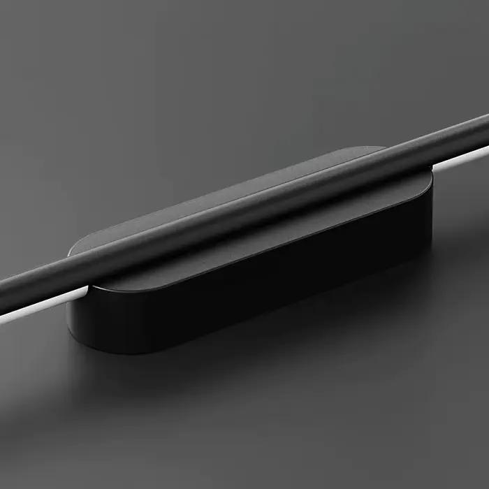 Applique chambre salon noir or mur LED lampes moderne Simple bande plafonniers pour cuisine couloir luminaire