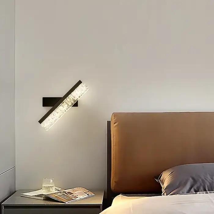 Applique murale LED moderne pour salon lumière LED chambre chevet canapé fond longue bande
